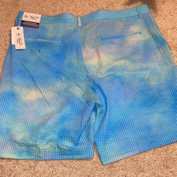 Penguin Tie Dye 8" Inseam Golf Shorts Size 36 Men - Picture 2 of 3